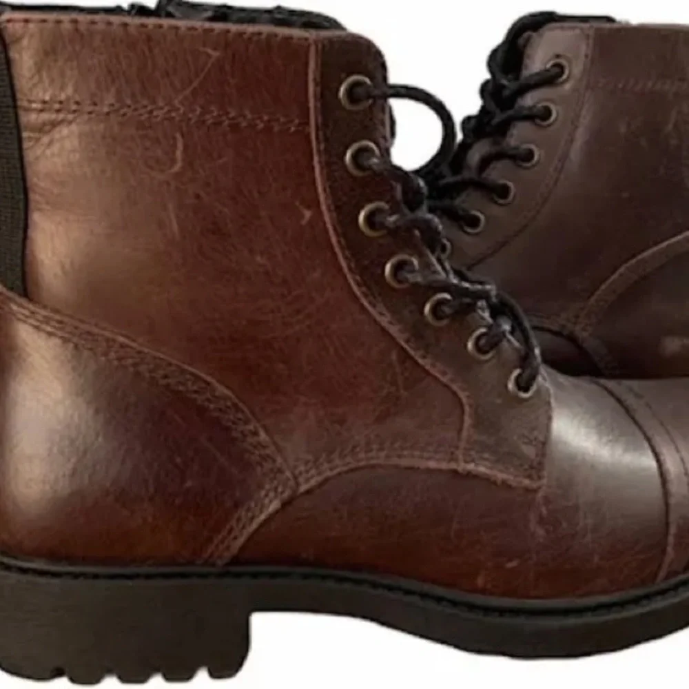 Frye and Co. Cody Men’s Leather Lace‎ Up Distressed Brown Boots Size 8.5